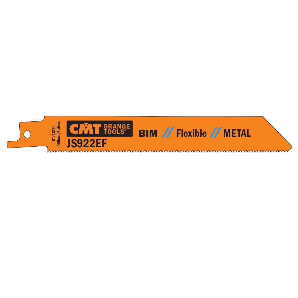 CMT Pilový plátek do pily ocasky BIM Flexible Metal 922 EF - L150, I130, TPI18 (bal 20ks)